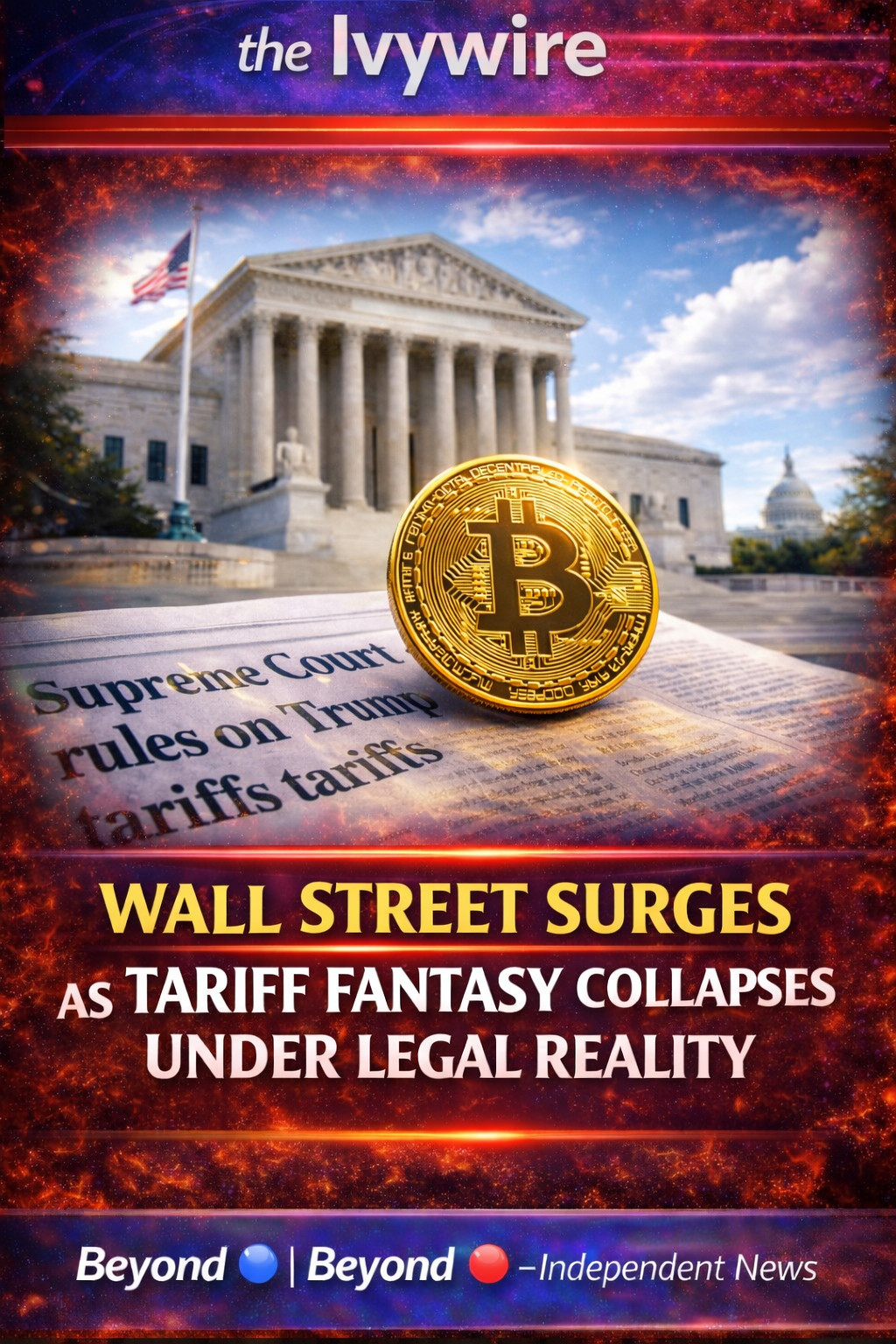 Wall Street Surges as Tariff Fantasy Collapses Under Legal Reality