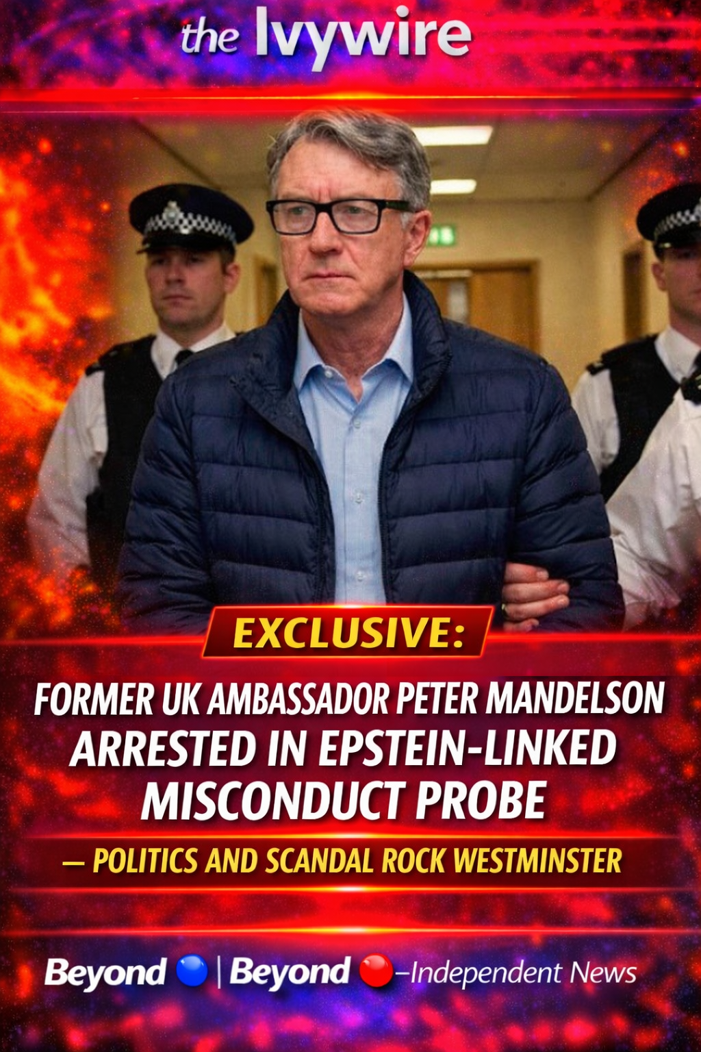 EXCLUSIVE: Former UK Ambassador Peter Mandelson Arrested in Epstein‑Linked Misconduct Probe — Politics and Scandal Rock Westminster
